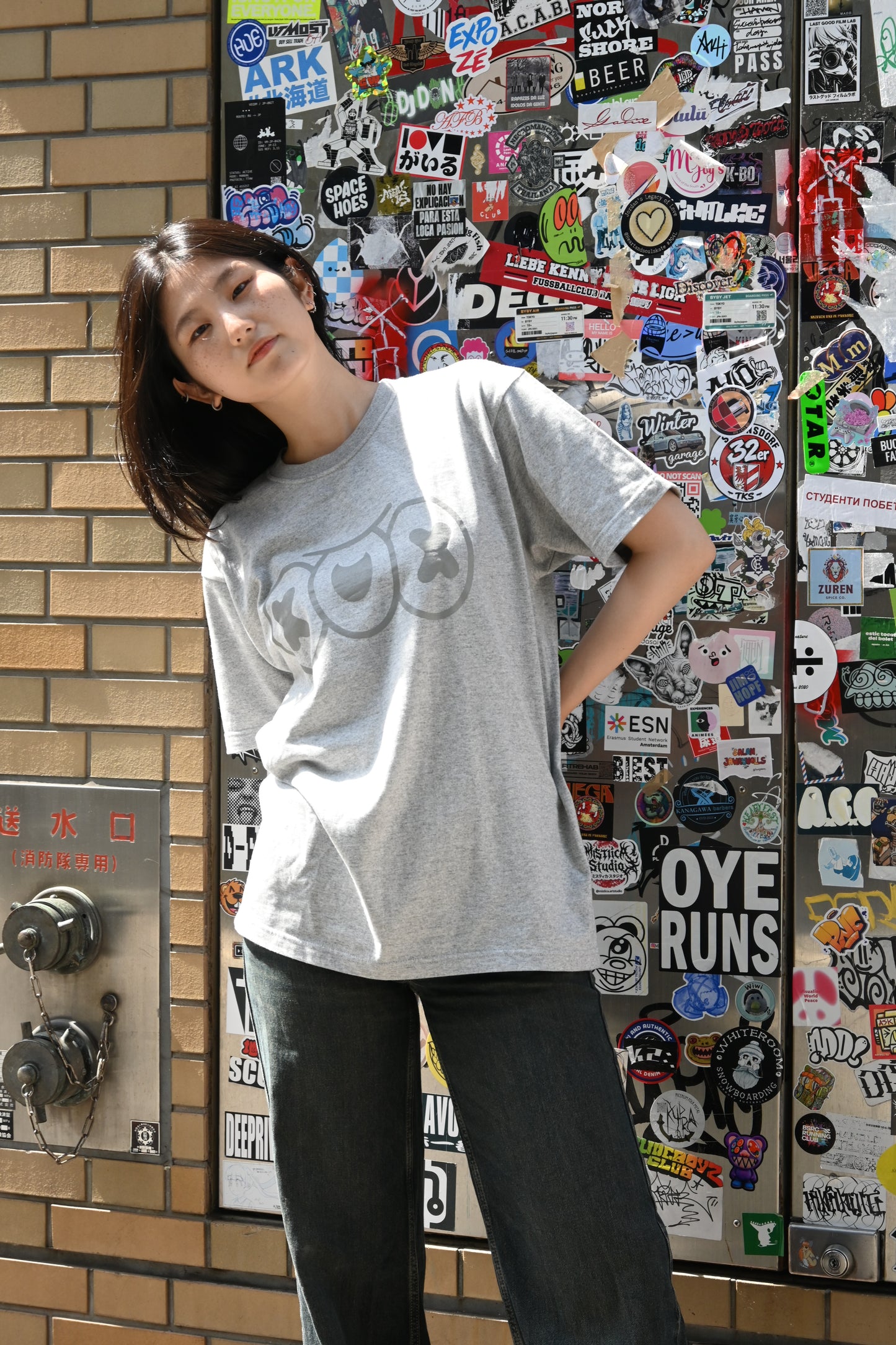 Tシャツ（グレー)